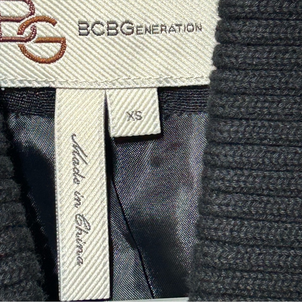 Bcbgeneration Black Jacket With Metallic Accents … - image 8